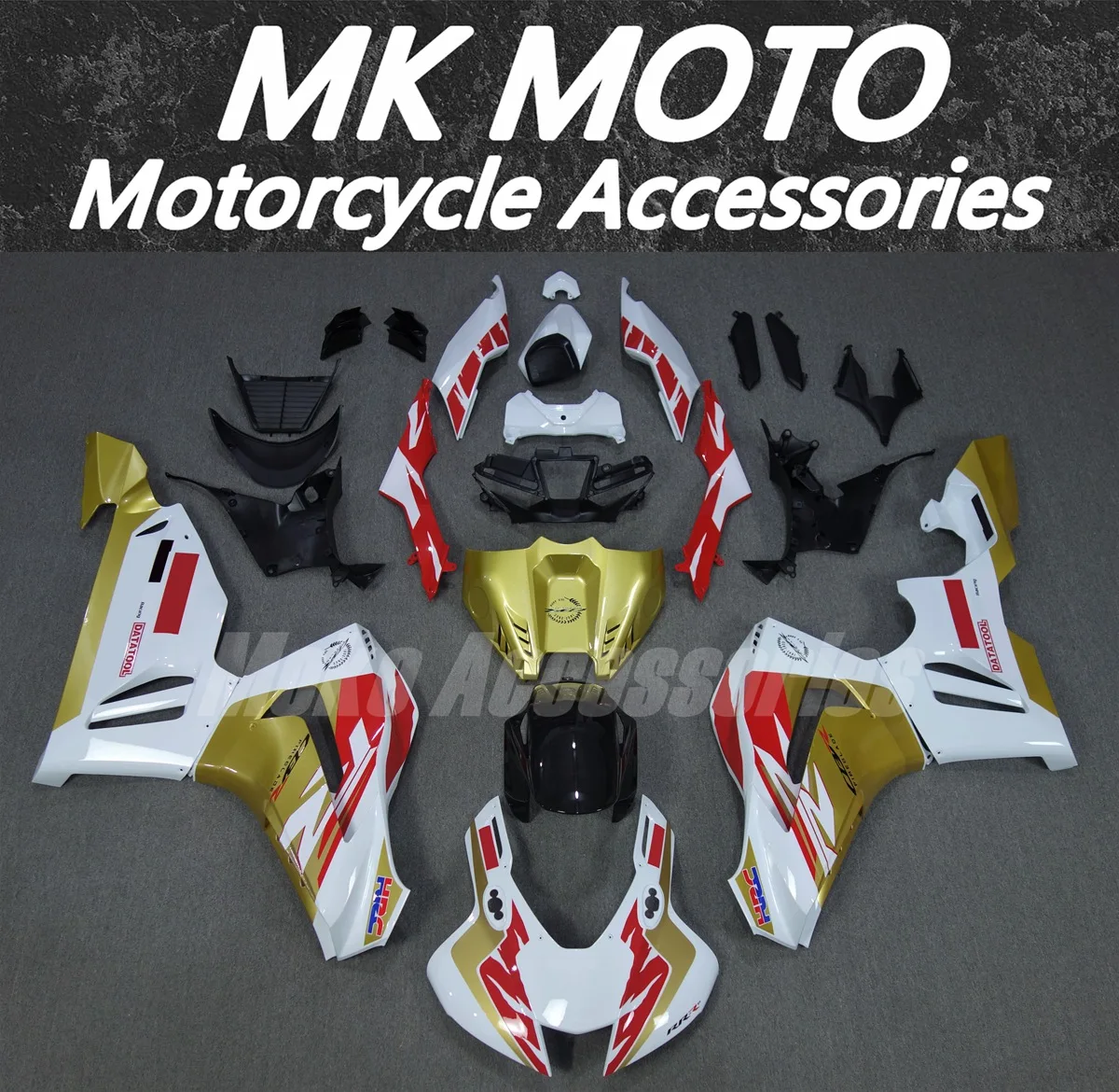 

Fairings Kit Fit For CBR1000RR-R Fireblade SP 2020 2021 2022 Bodywork Set 20 21 22 High Quality Injection White Gold Red’