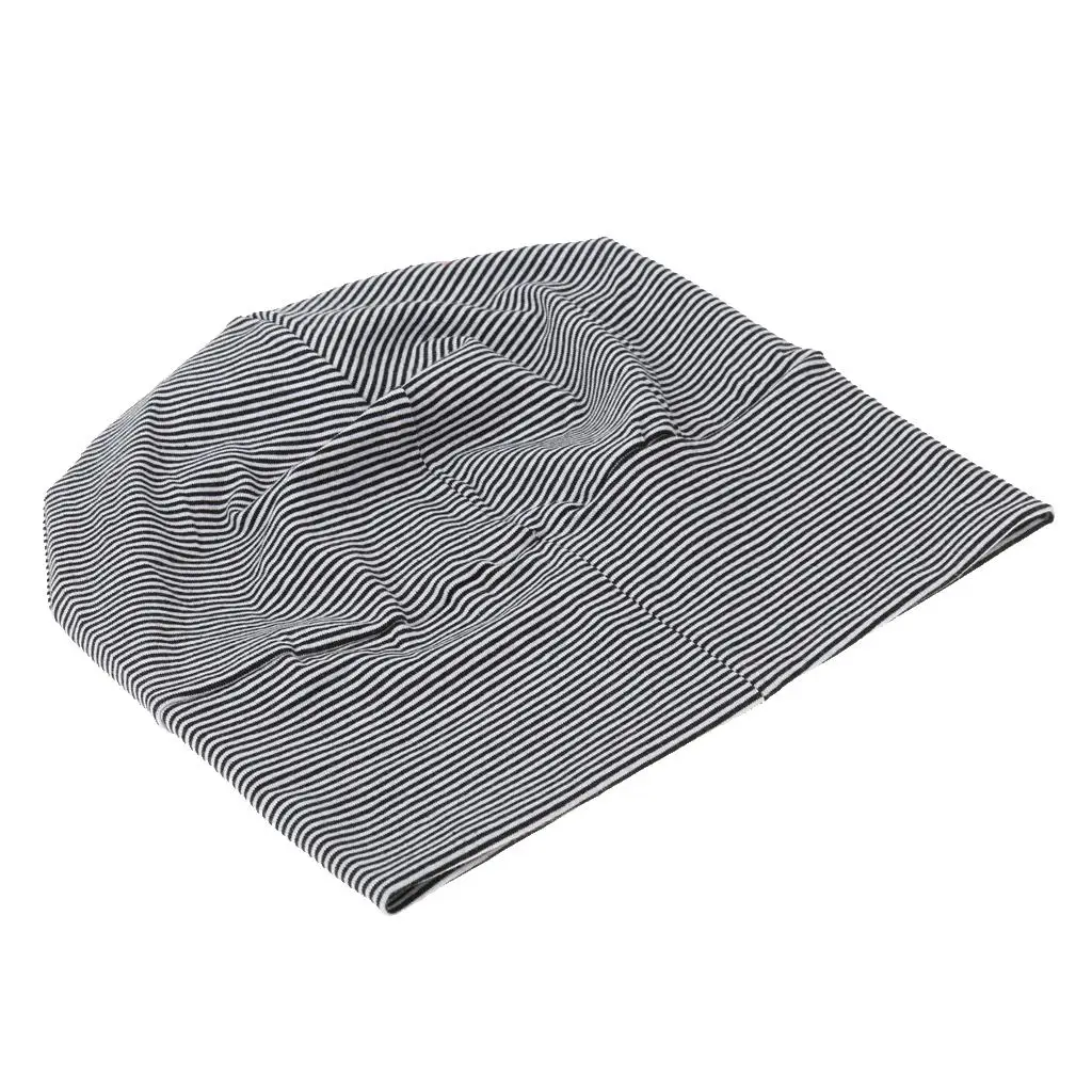 Sleeping Hat Breathable Mesh Soft Cotton Fashion Nightcap Wide Brim Designer Cap for Night Rest