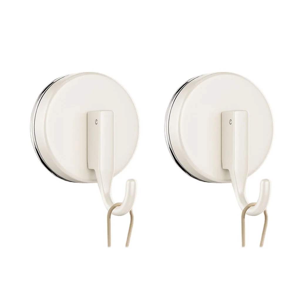 2 Piece Suction Cup Hook for Wreaths Decorations and Accessories Designed for Reusable Damage-Free Mounting on Flat Surfaces
