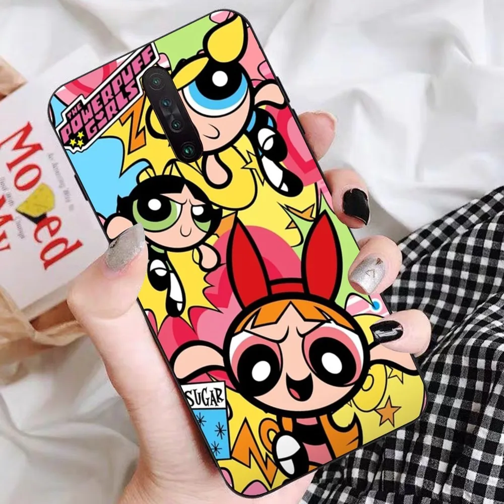 The-P-Powerpuffes-G-Girls Phone Case For Redmi 5 6 7 8 9 10 plus pro 6 7 8 9 A GO K20 K30 K40 pro plus F3 Fundas