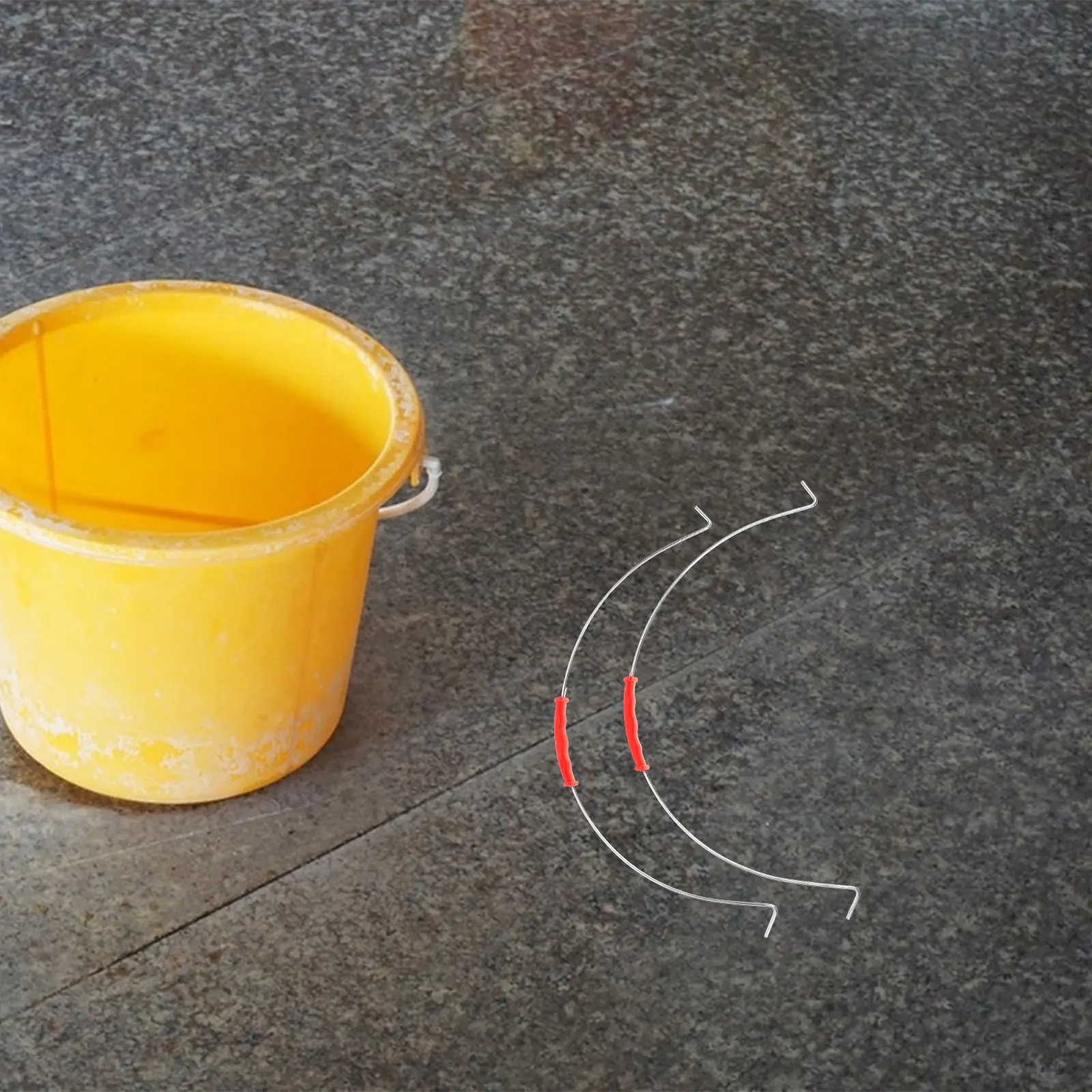 

2pcs Bucket H Repairing Kit 32cm Stainless Steel Heavy Duty Pail Grip Accessories Red Galvanized Iron Kitchen Bar Tools