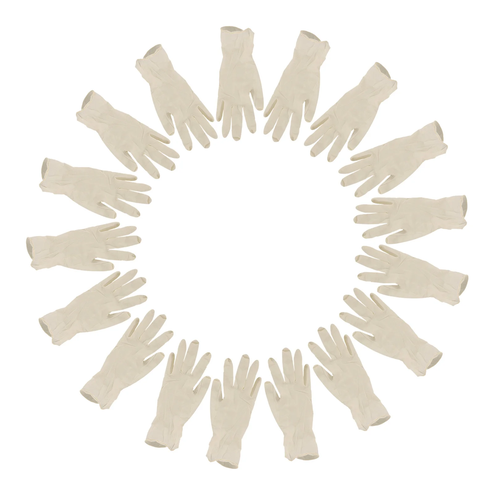 

Angoily 20pcs Disposable Food Grade Gloves Kitchen Oven Working Winter Cooking Cycling Emulsion White