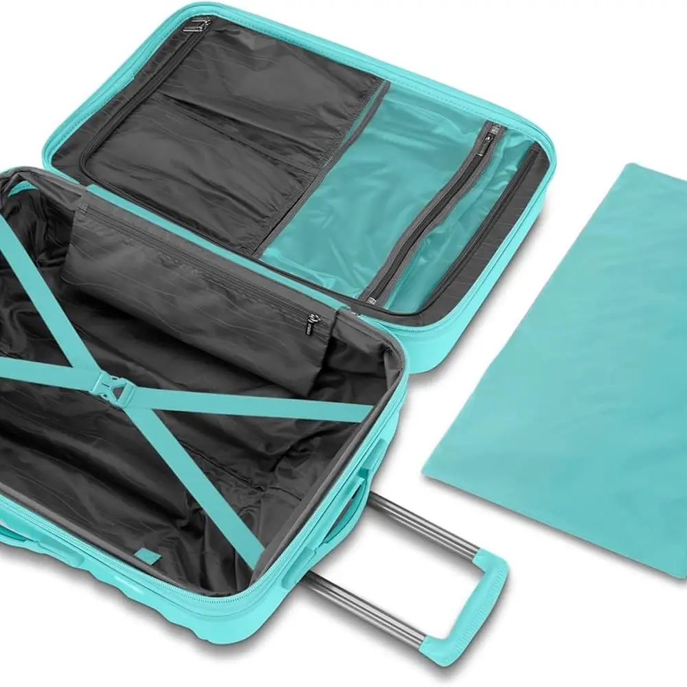 أمتعة دوارة من الزبرجد مقاس 28 بوصة مع عجلات دوارة ناعمة #2