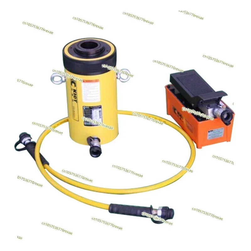 For 20 30 60 100 Ton Center Hole Hydraulic Jack Hollow Ram Plunger Cylinder