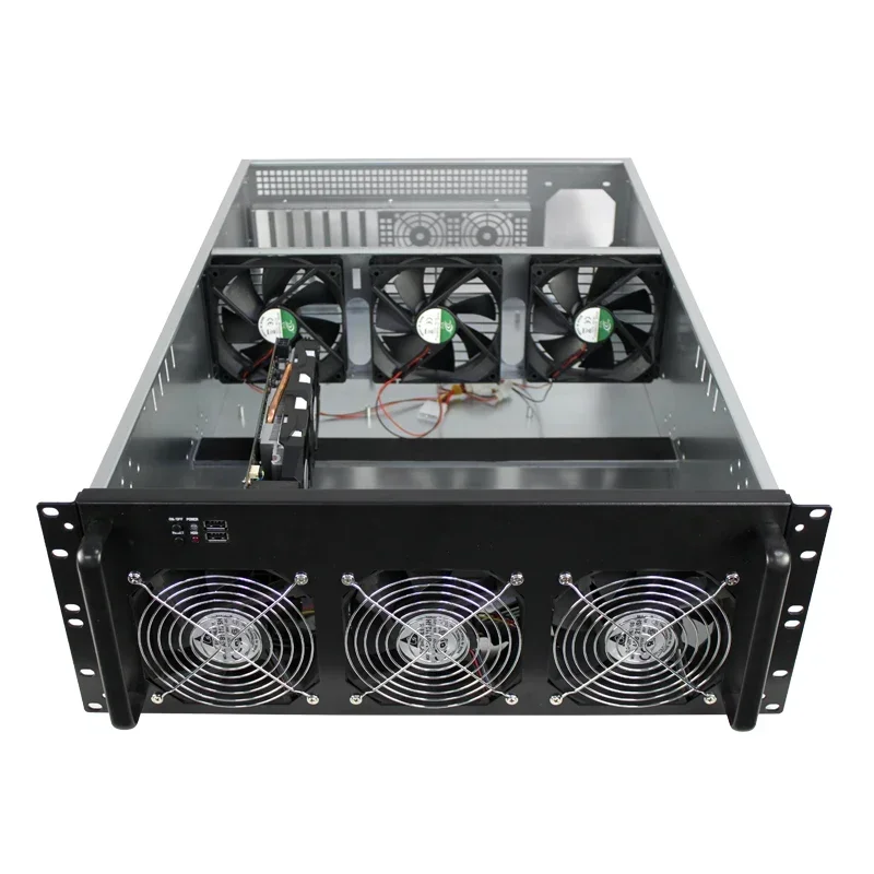 

New Products 4U 8 GPU Server Case Rack Case