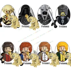 Figuras de acción medievales de la película caballeros de Angmar, accesorios, bloques de construcción, juguetes, regalos para niños, TV6401
