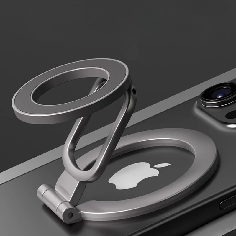 

Double-sided Magnetic Mobile Phone Holder Multifunctional Ring Buckle Desktop Bracket All-metal Bracket