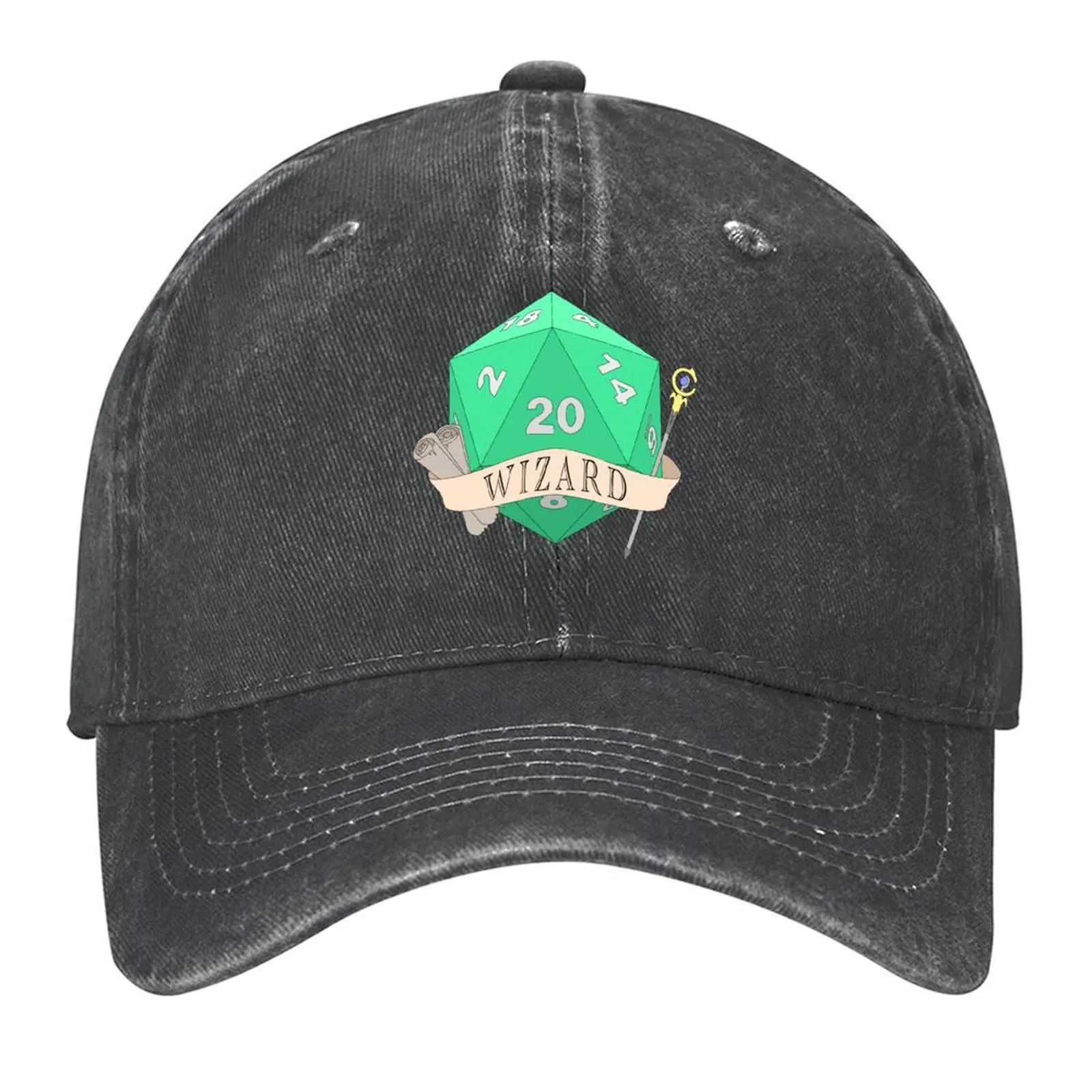 

D20 Wizard Baseball Cap Anime sun hat Icon Beach Outing Mens Hats Women's