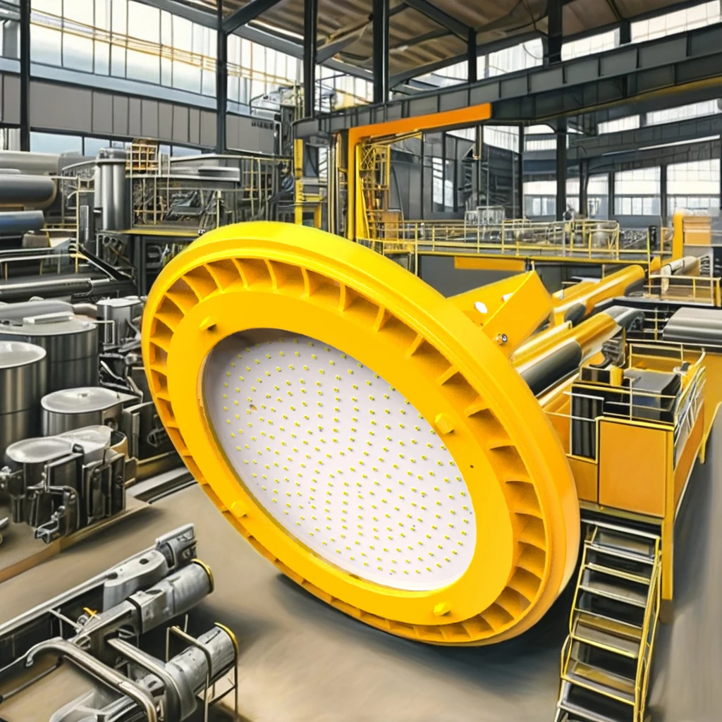 ATEX IECEX مدرج 100 واط LED مقاوم للانفجار عالي الإضاءة IP66 الإضاءة الصناعية لجسم مصباح الألومنيوم للمناطق الخطرة