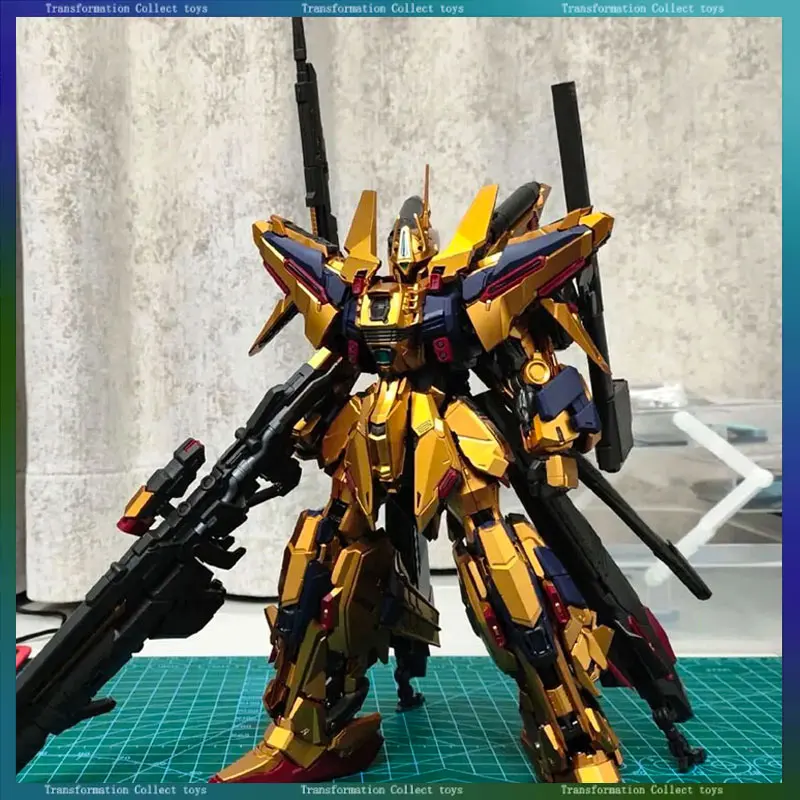 

In Stock 1/100 SHENMA Model Golden Samurai MG Full Armor Form Alloy Frame Anime Action Figure Assembly Model Kit Toy Gifts