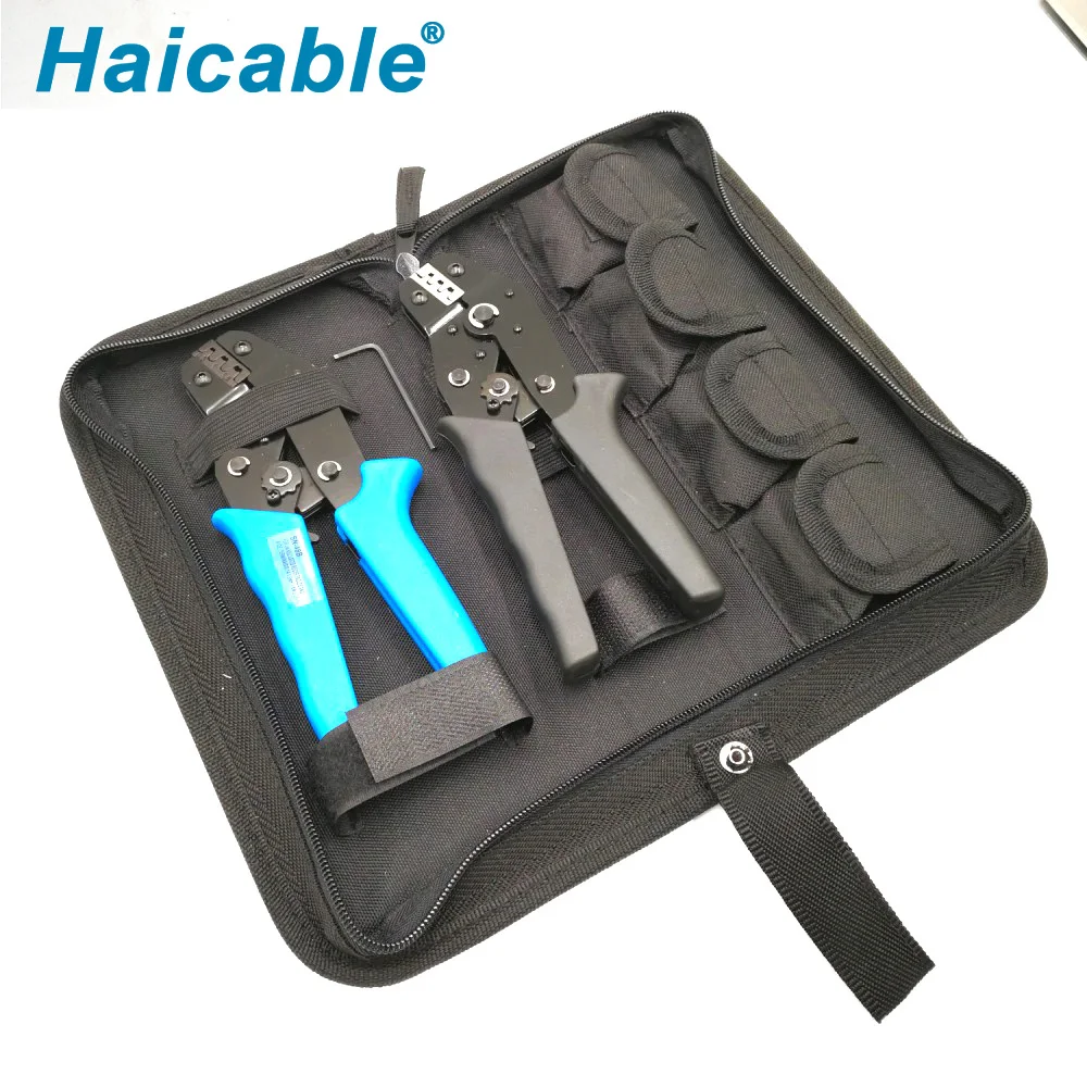 مجموعة أدوات العقص اليدوية SN-48BKS كابل المكشكش اليدوي ذو طيات يموت عدة