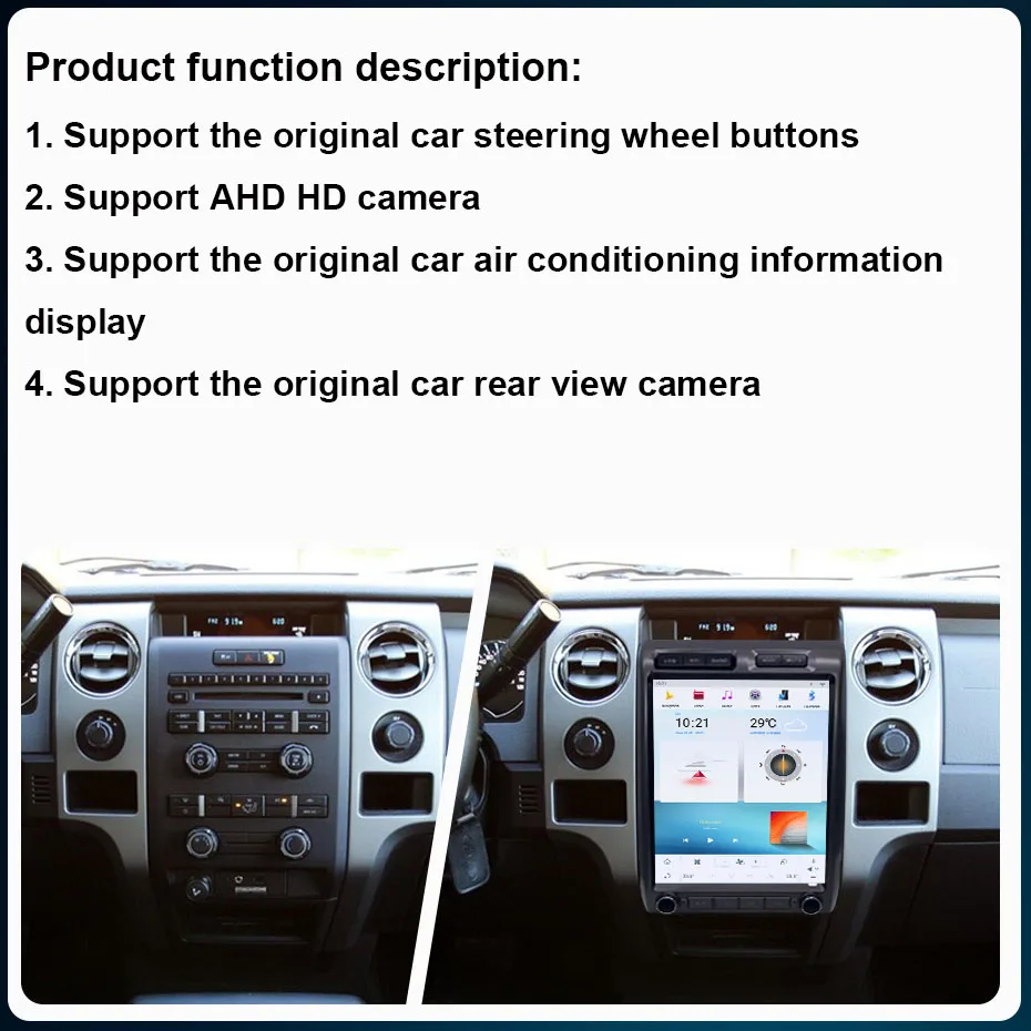 COHO For Ford F150 2009-2014 Android 11.0 Octa Core 4+64G Gps Autoradio Car Multimedia Player Car Radio