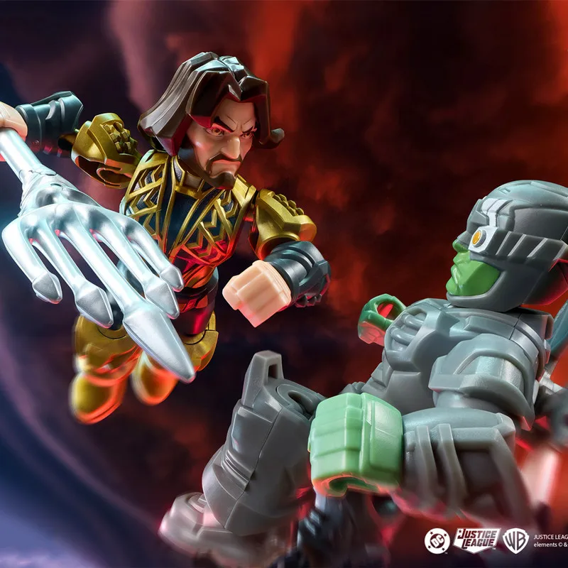  ﻿ Blokees DC JUSTICE LEAGUE Batman Superman Wonder Woman Aquaman Cyborg Arkham Serie Blind Box Anime-Figur Montage-Spielzeug Geschenk – Detail 25