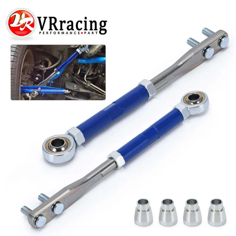 VR - ADJUSTABLE FRONT PILLOW TENSION ROD/ARM For 89-98 NISSAN 240SX S13 S14/300ZX VR9836BL