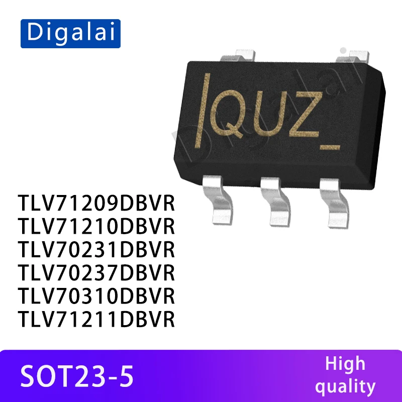 

5pcs TLV71209DBVR TLV71210DBVR TLV70231DBVR TLV70237DBVR TLV70310DBVR TLV71211DBVR