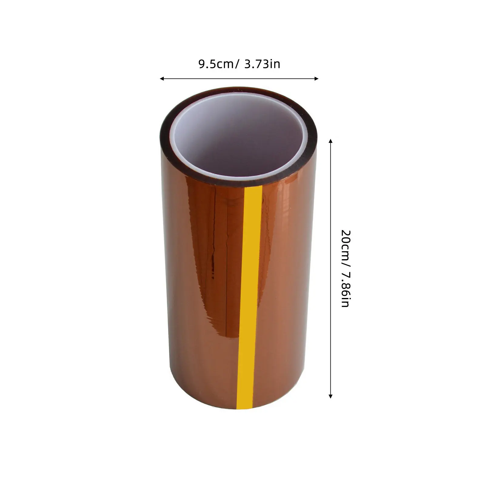 3 200Mm Heat Resistant Tape High Temperature Polyimide Film Electrical Insulation Adhesive for Pcb Motor Coil Capacitor