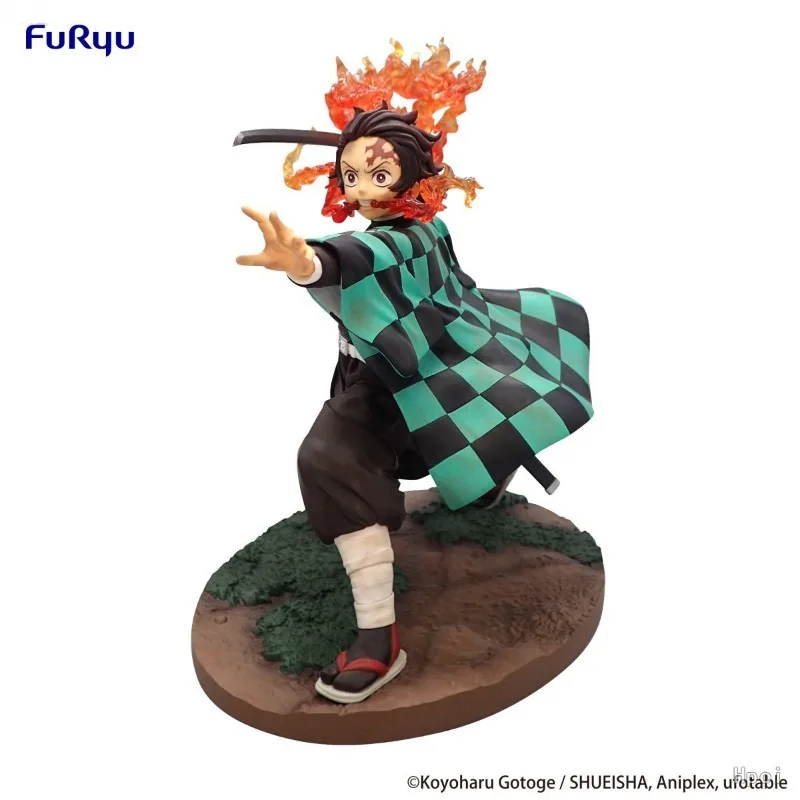 Furyu echte Figurizm Dämonen töter Anime Figur Kamado Tanjirou Action Spielzeug für Kinder Weihnachts geschenk Sammler Modell Ornamente