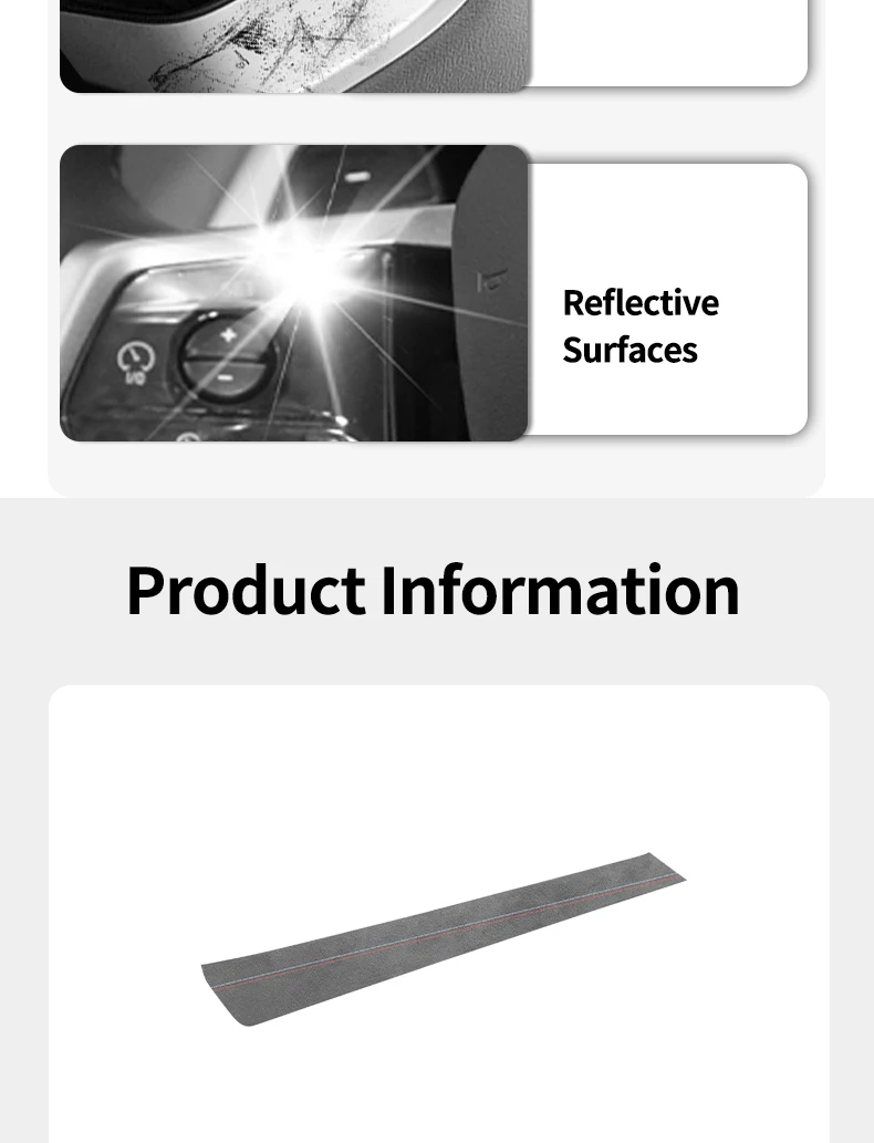 Für BMW 2020-Neuestes Modell 3er G20 G21 G28 Mittelkonsole Armaturenbrett Trim Aufkleber Auto Innenzubehör Aus Alcantara – Detail 3