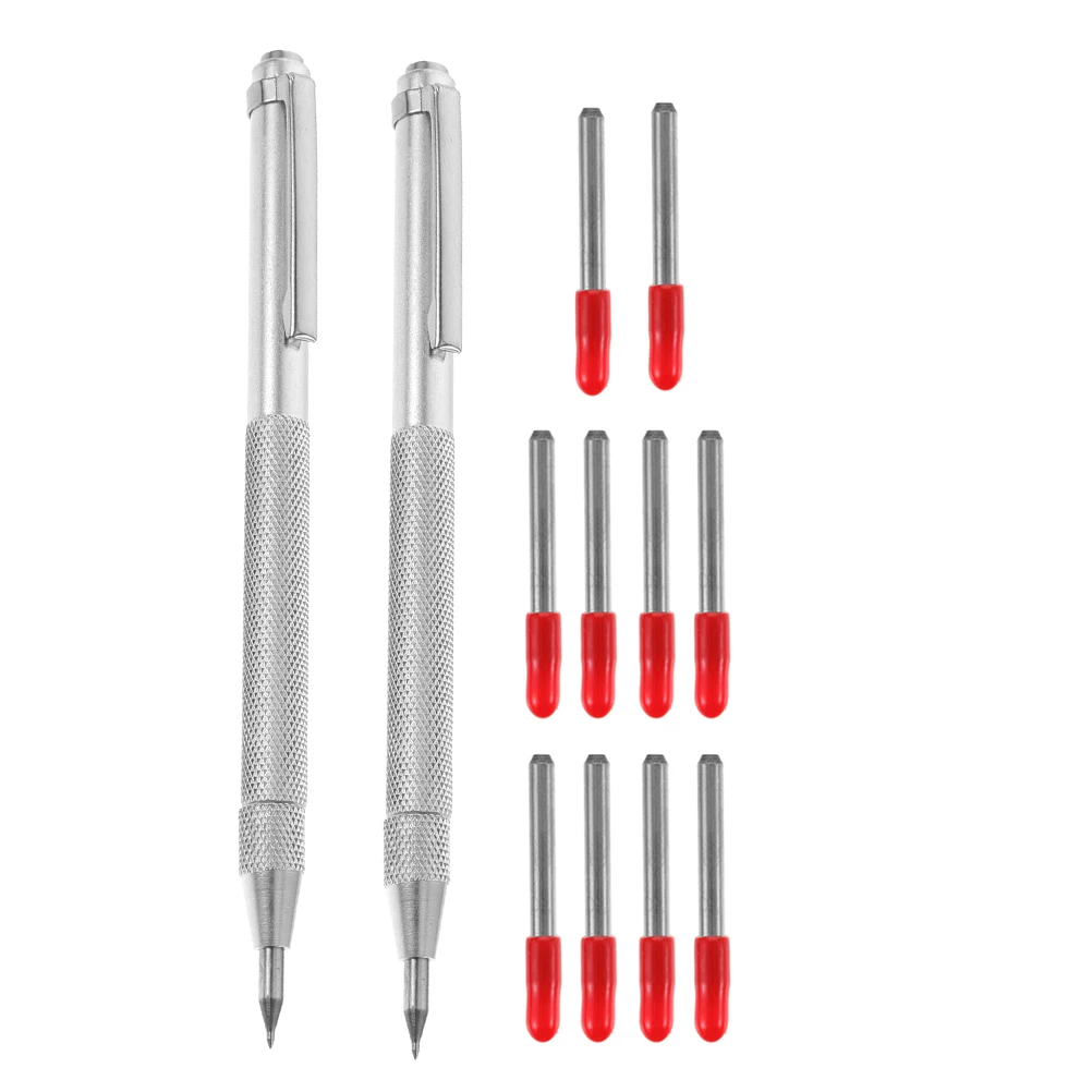

1 set Marking Pen Silver Alloy Scriber Tools Metal Scribe Glass Engraving Ceramic Tile Etching Needle Hard Material Marker