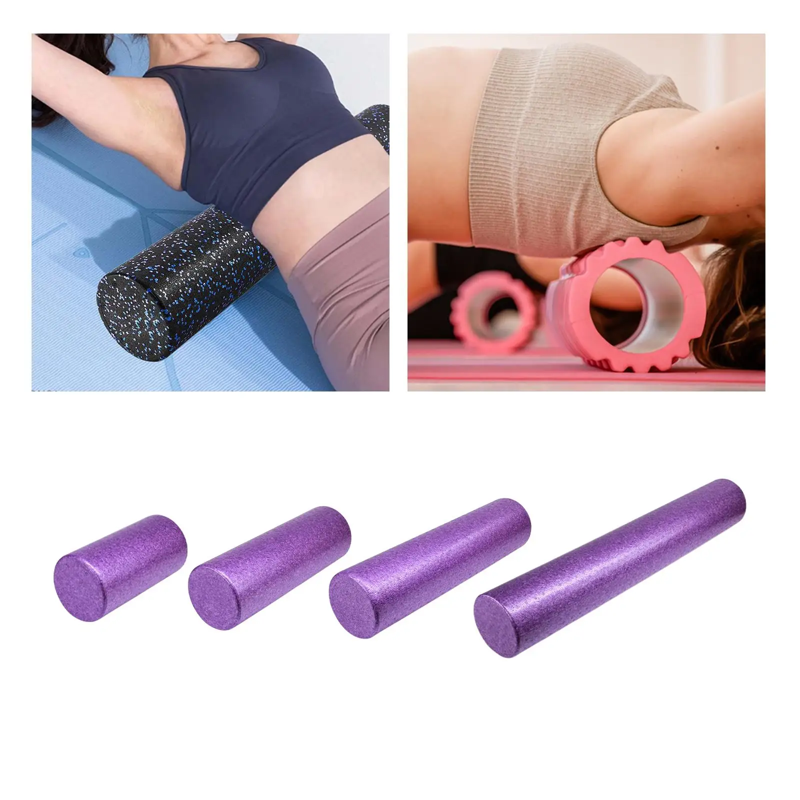 

Yoga Column Roller Lightweight Foam Roller Neck Firm Post Workout Muscle Recuperation Muscle Massage for Pilates Exercise Worker