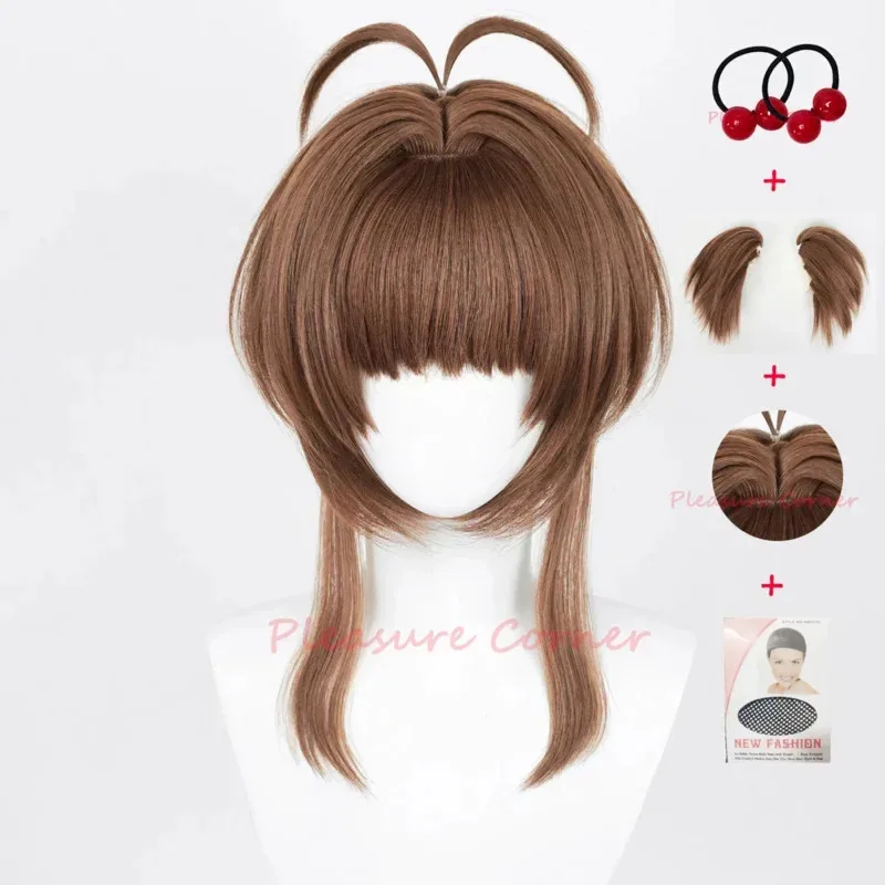 NO4 аниме Card Captors Сакура косплей парик несколько версий Сакура Киномото косплей парик термостойкие синтетические парики VOCOS