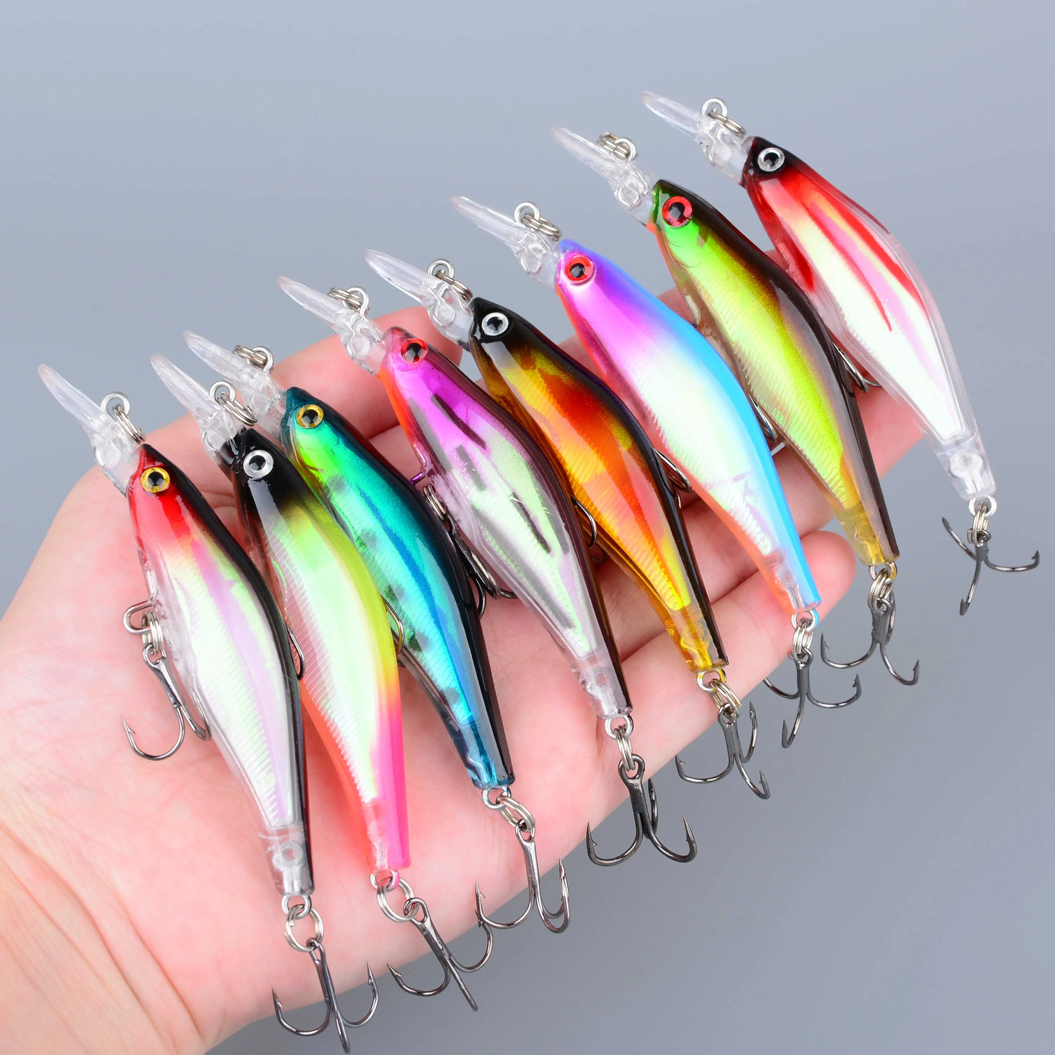 1PC Isca Artificial Flutuante Grande de 6g com Laser para Pesca em Água Salgada, Equipamento de Arremesso Longo e Trolling