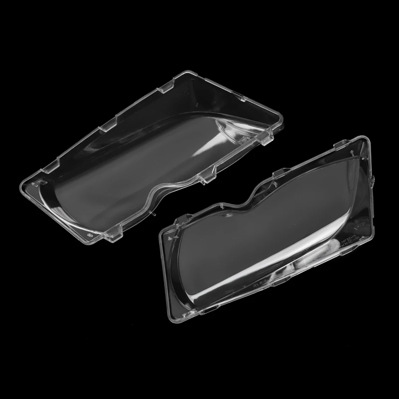 MagicKit Pair For BMW E46 3 Series 02-05 Clear Headlight Glass Lens Lamp Cover Shell