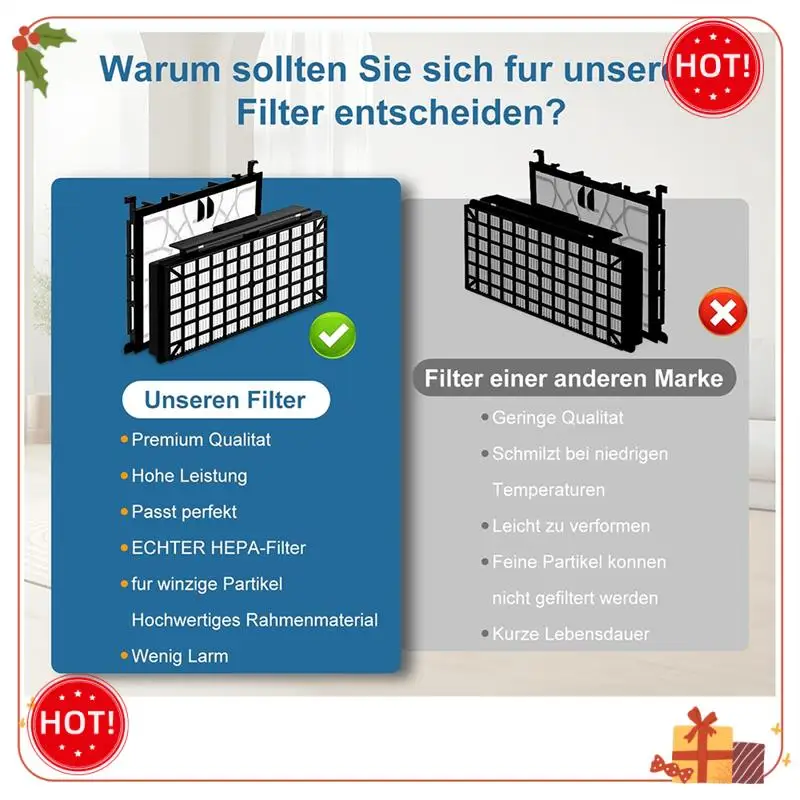 ABLE-Hepa Filter Motor Protection Filter For Siemens Q5.0 Extreme Silencepower VSQ5X1230 Vacuum Cleaner