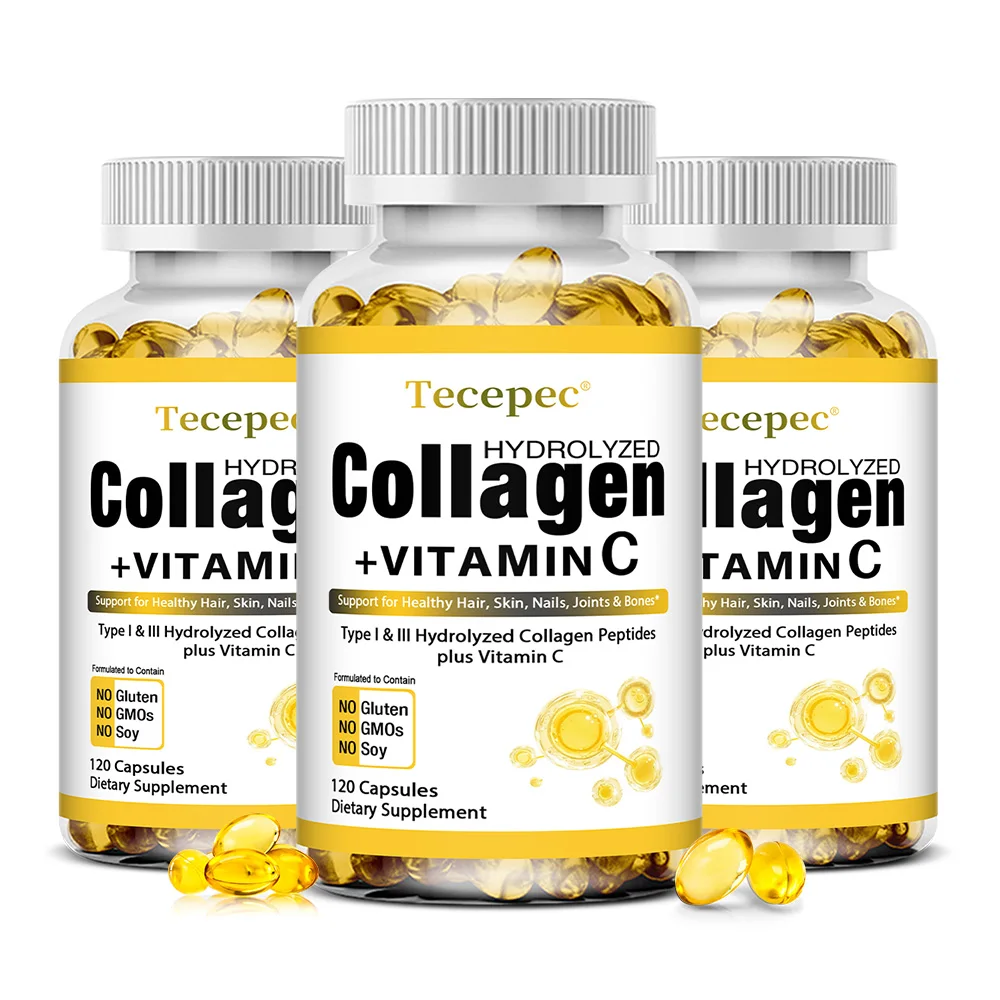 

Мультиколлагеновые капсулы с гиалуроновой кислотой и витамином С, поддерживающие здоровые волосы, кожи, ногти, суставы и кости.