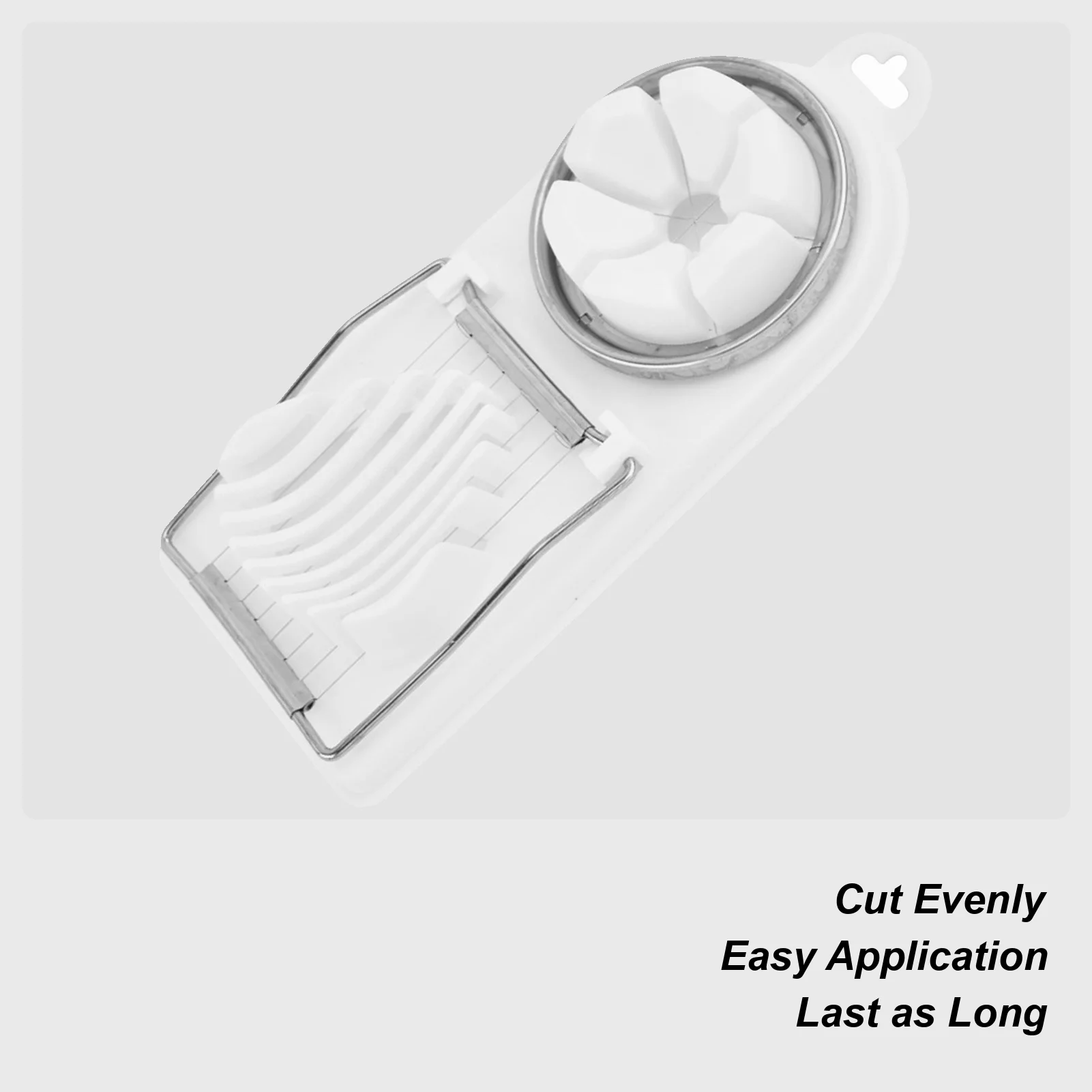 

Boiled Egg Slicer Hard Boiled Egg Cutter Fruit Chopper 2-in-1 Multipurpose Kitchen Accessories Food Chopper For Cheese Egg