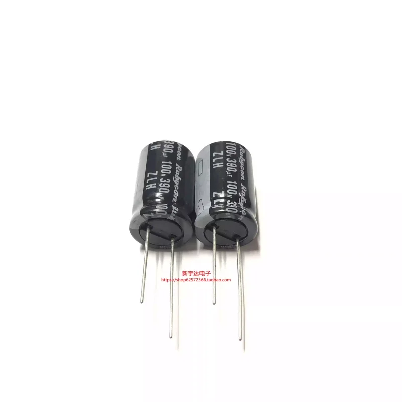 

10-100PCS 390UF 100V 16X25 Ruby ZLH High Frequency Low Resistance 100V390UF Original Electrolytic Capacitor