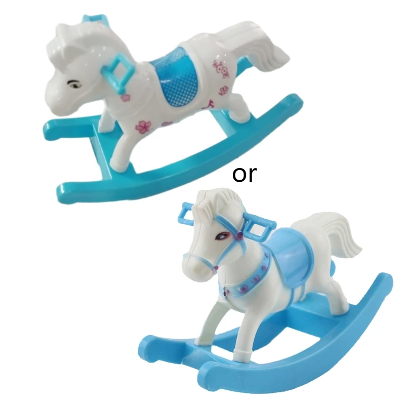 New Motivate Interests Small Horse Rocking Non-toxic Plastic Gifts for Girls