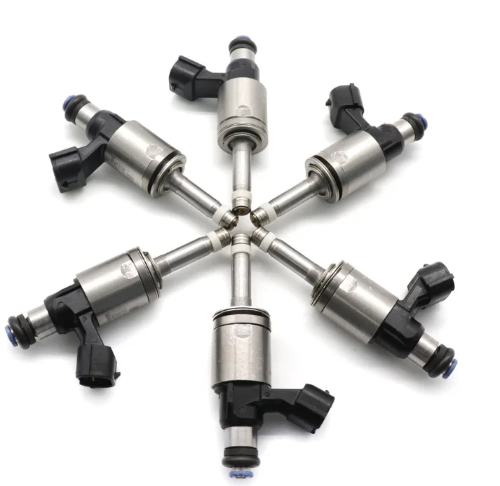 

Подходит для аксессуаров. Автомобильная форсунка прямого впрыска 23250-0P090 23209-0P090. Подходит для Corolla Levin 1.2T 4PS.