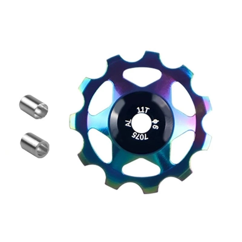 Q39E 11T Steel Bearing Pulleys Road Bike Guide Roller Bike Rear Guide Wheel