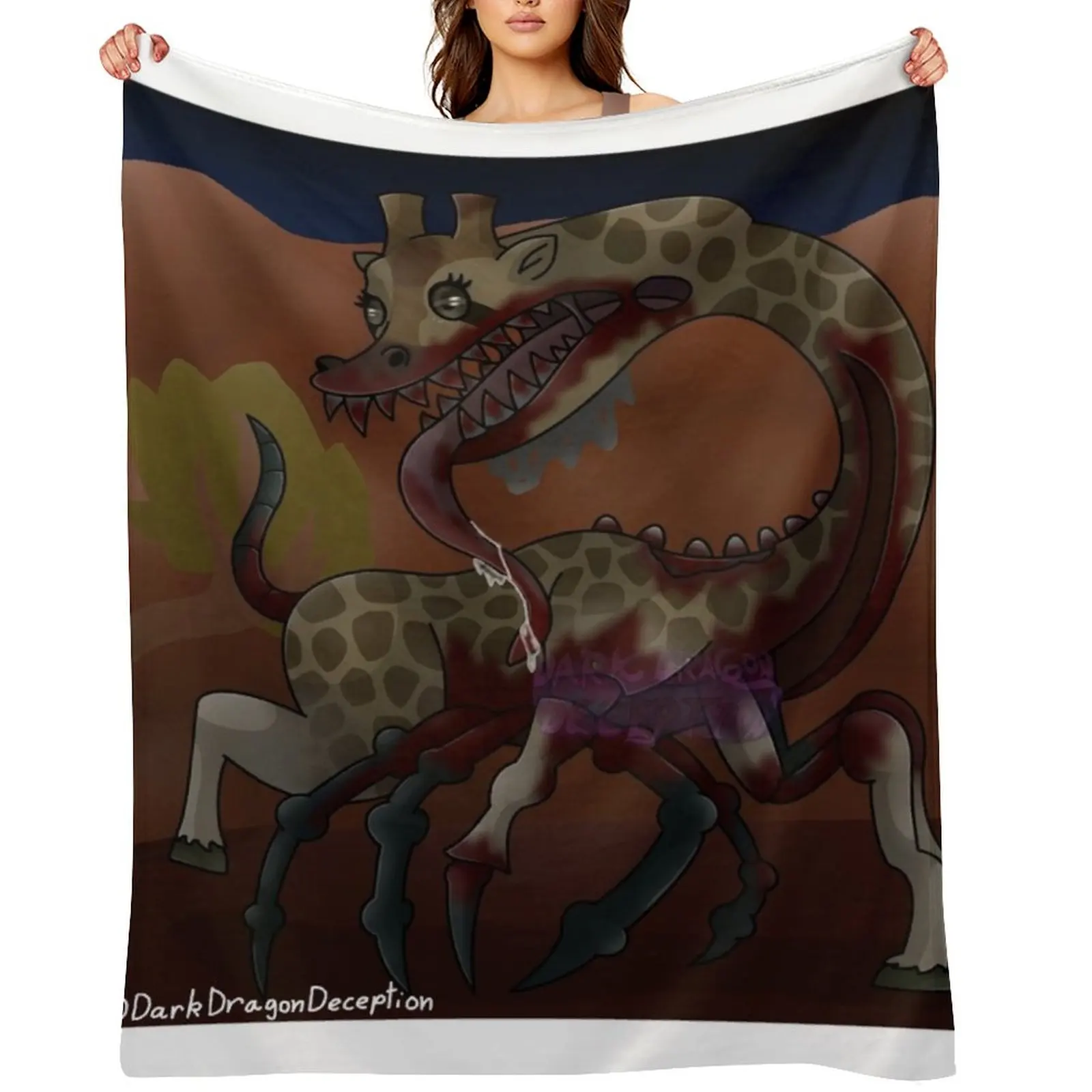 

The Giraffe Enclosure (Zoochosis) Throw Blanket Blankets Sofas Of Decoration heavy to sleep wednesday Soft Plush Plaid Blankets