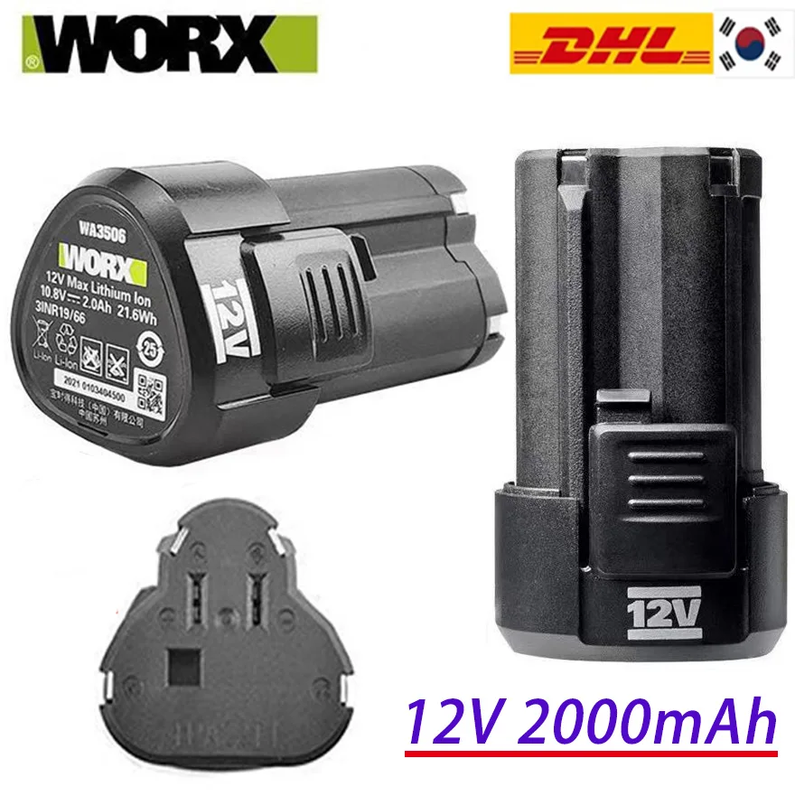 

100% New Original 2.0/4.0Ah for WORX Kress 12V WA3506 WU127 WU128 WU130 WU131X WU132 WU280 WX128 WX540 Power Tool Battery