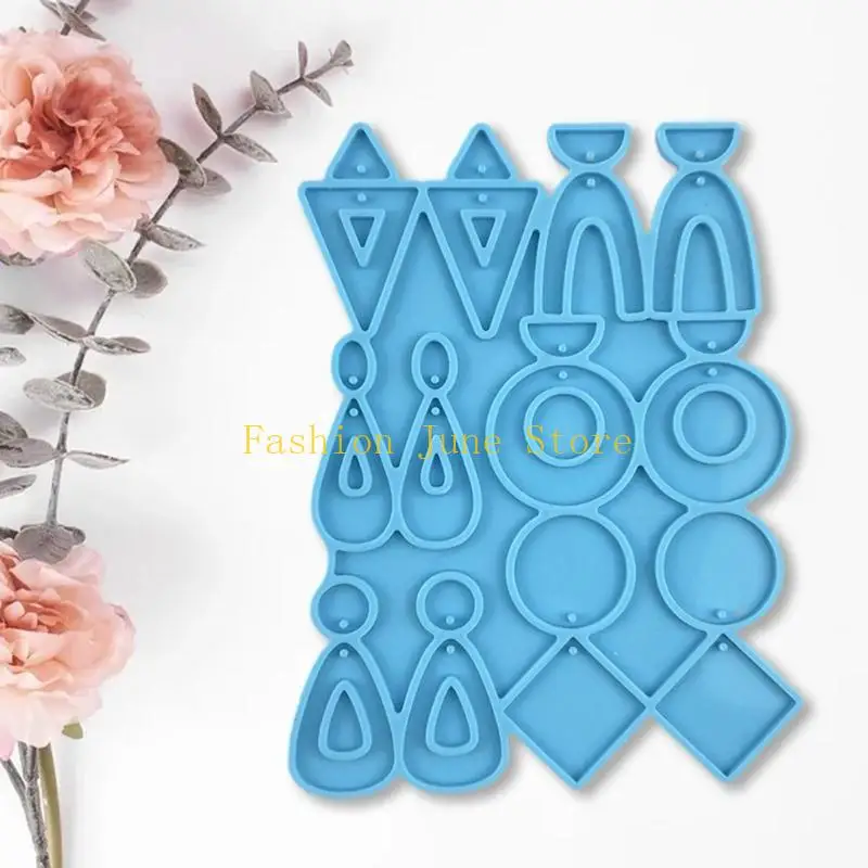 N5KA Handmade DIY Eardrop Earring Silicone Mold DIY Art Crafts Ear Studs Casting Mold