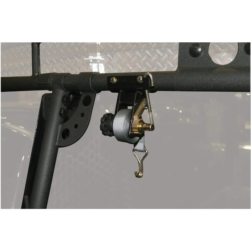 7 Feet Long Ladder Rack Ratchet Straps, Set of 2, Double J Hook Design