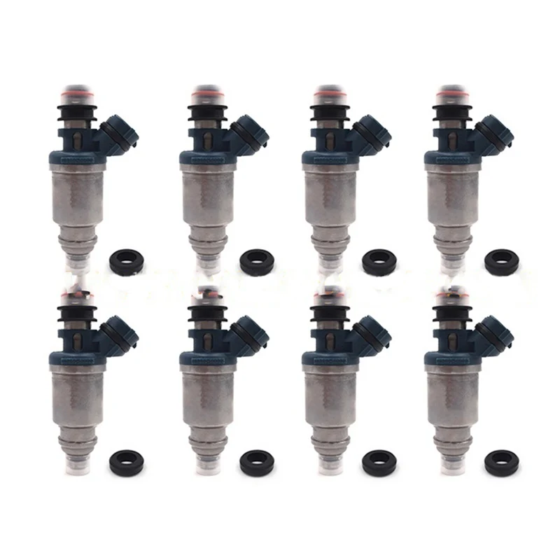 8Pcs Fuel Injectors 23250-50020 fits for LEXUS LS400 SC400 4.0L-V8 1990-1992 2320911110 2320922040 2320974100 2325074100