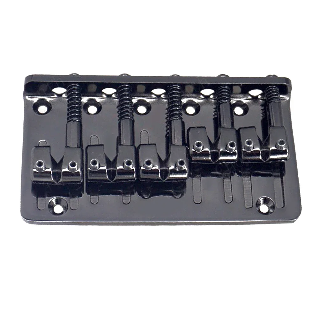 5-string Hardtail Bass Bridge Guitar Saddles Zinc Alloy Electric Bass Parts Zinc Alloy Professional Musical Instrument Accessory