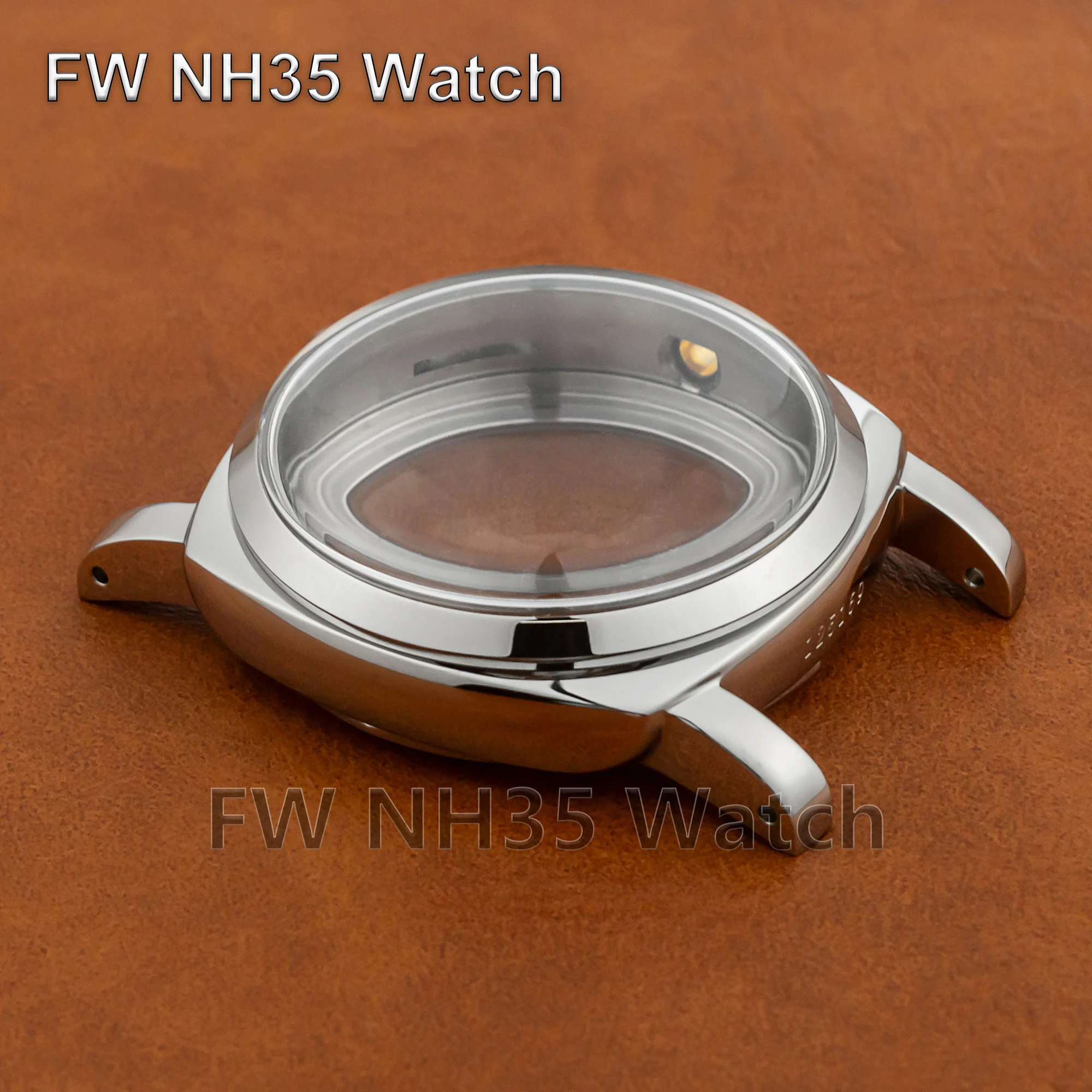 47mm Vintage Watch Case for PAM 6152 Arcylic Bubble Mirror 10ATM 316L Stainless Steel Case for ETA 6497/6498/ST3600 Movement