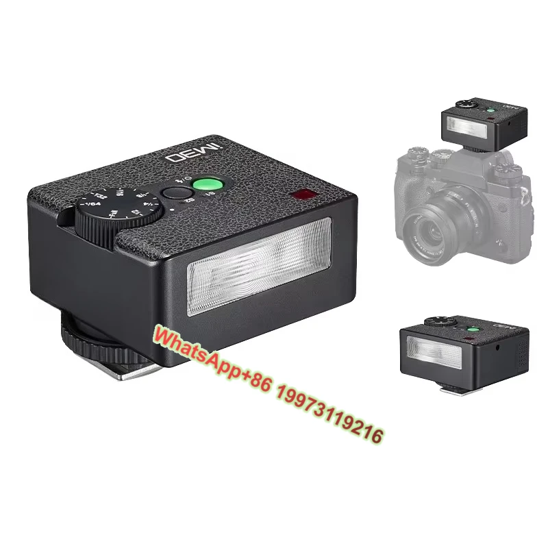 

IM30 Mini Portable Flash Light Various Camera Models Output Levels 1/64 Full Battery for Cameras Outdoor Photography