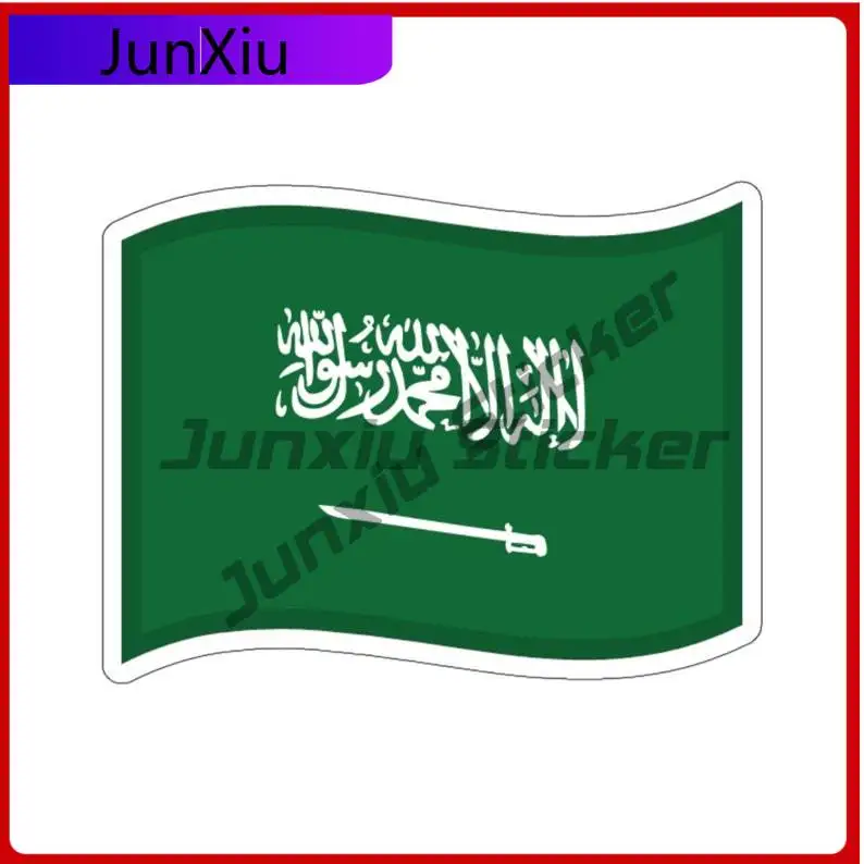 

Saudi Arabian Flag Sticker Saudi Novelty Jdm Refit Creative Decorations Stickers For Suv Camper Windshield Bumper Truck Electric