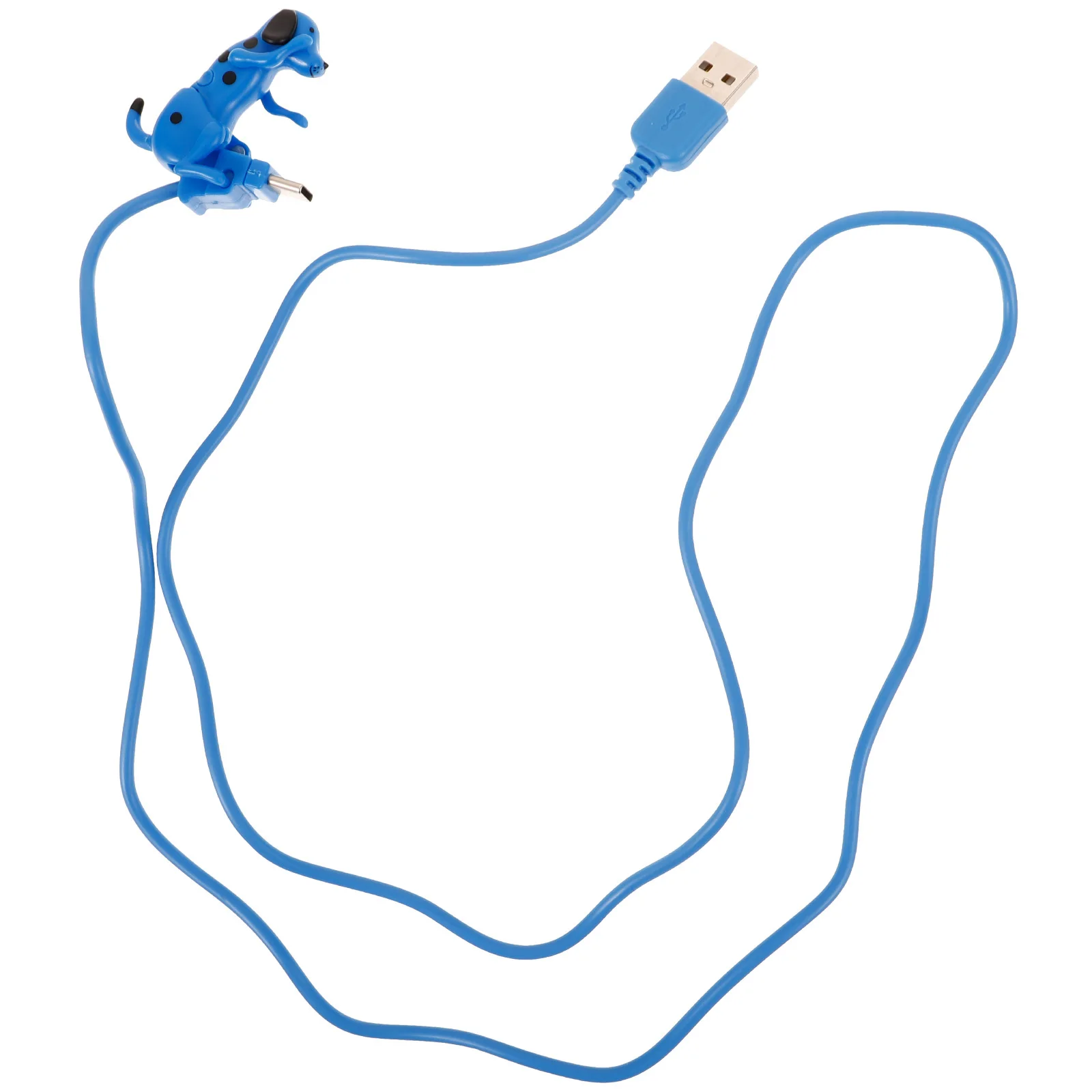 

Fast Charging Cable USB C Type Dog Shaped Cord for Phone Blue Color Metal Material Creative Cables Cell Phone