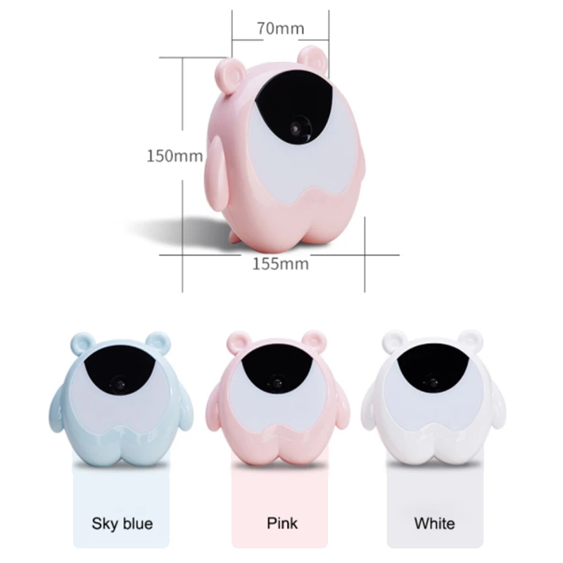 Cute Bear Alarm Clock Night Light Up Motion Sensor Music Lamp For Kids Gifts Baby Children Bedroom Decor