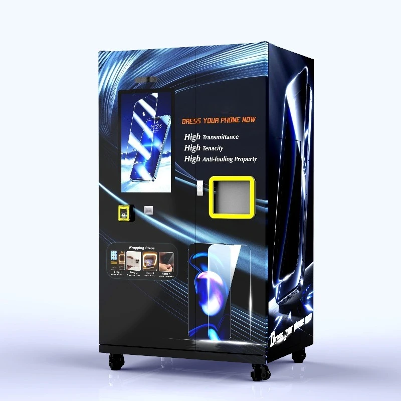 Custom Retail Vending Machine, Fully Automatic Self-service DIY Placing System for Mobile Phone Tempered Screen Protector Film