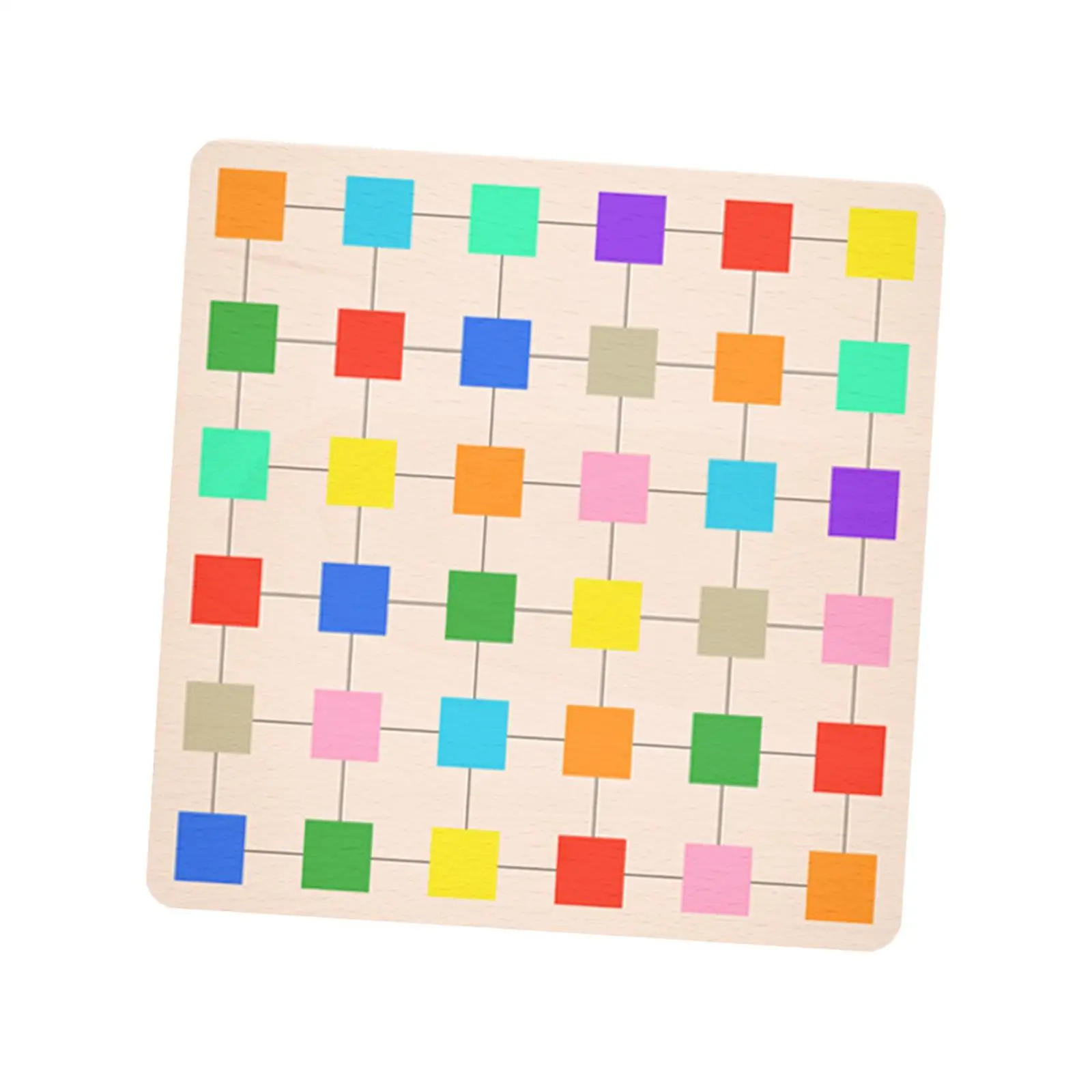 Montessori Speelgoed Kinderen Kleuraanpassing Puzzelspel Houten Draagbaar Leren Speelgoed Kleurblok Jigsaw Board voor Jongens Meisjes Geschenken