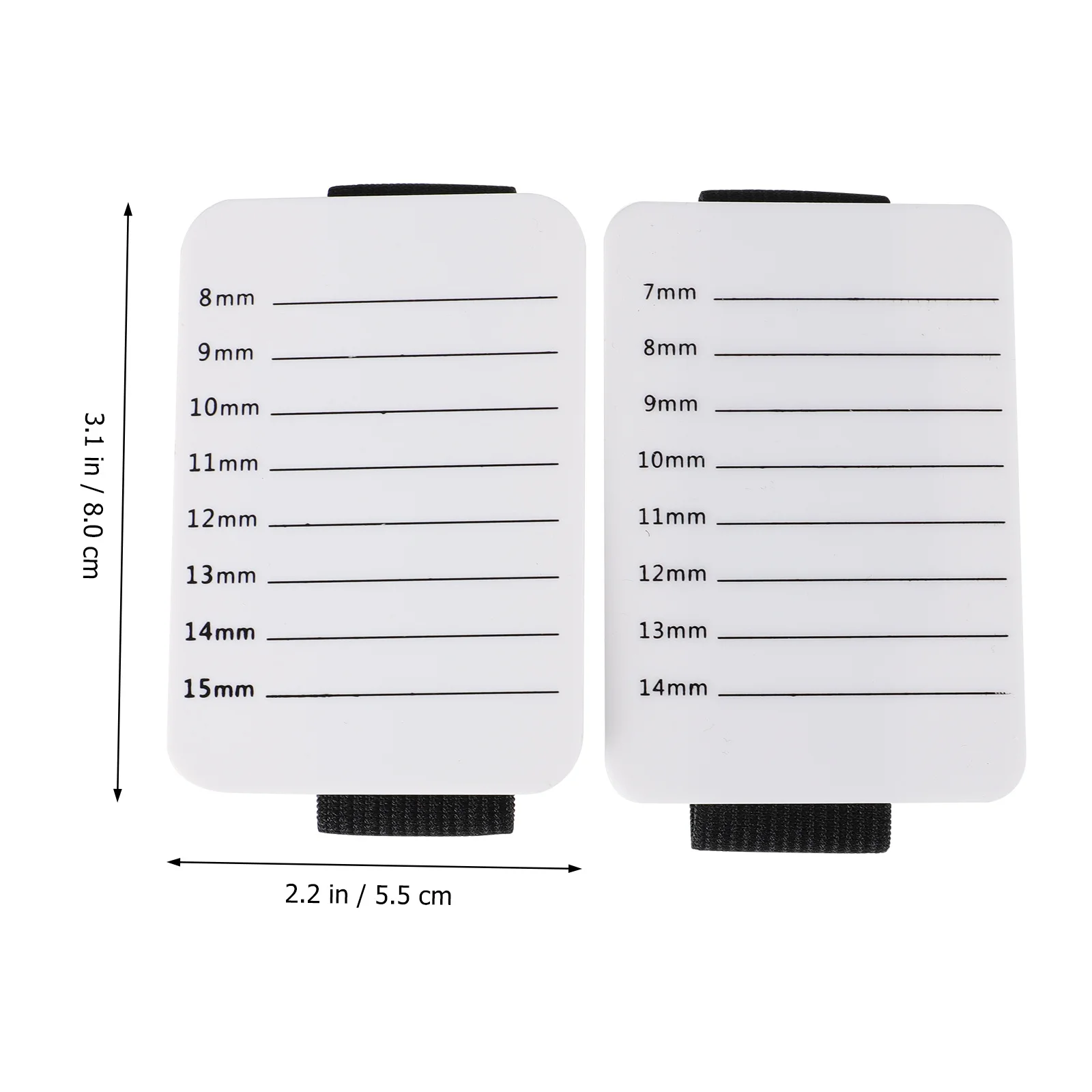 4個入りまつげボード弾性ストラップまつげハンドパレット快適なまつげエクステンションホルダートレイツール（エクステンションピンセット用）