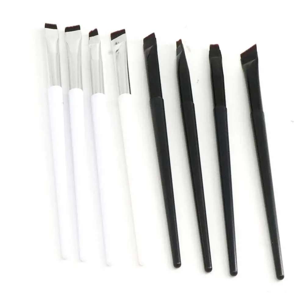 Pinsel Schönheit Make-up Werkzeug Eyeliner Pinsel flache Augenbrauen Pinsel abgewinkelt feine Eyeliner Pinsel Liner Stirn Pinsel Klinge Make-up Pinsel