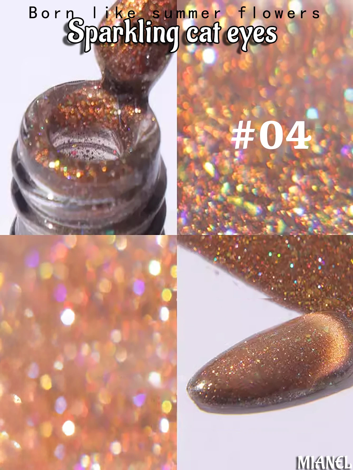 MN 12ML Top Selling Color Crystal Stone Small Light Bulb Explosive Glitter Cat Eye Gel Nail Polish At Home,Gifts For Woman